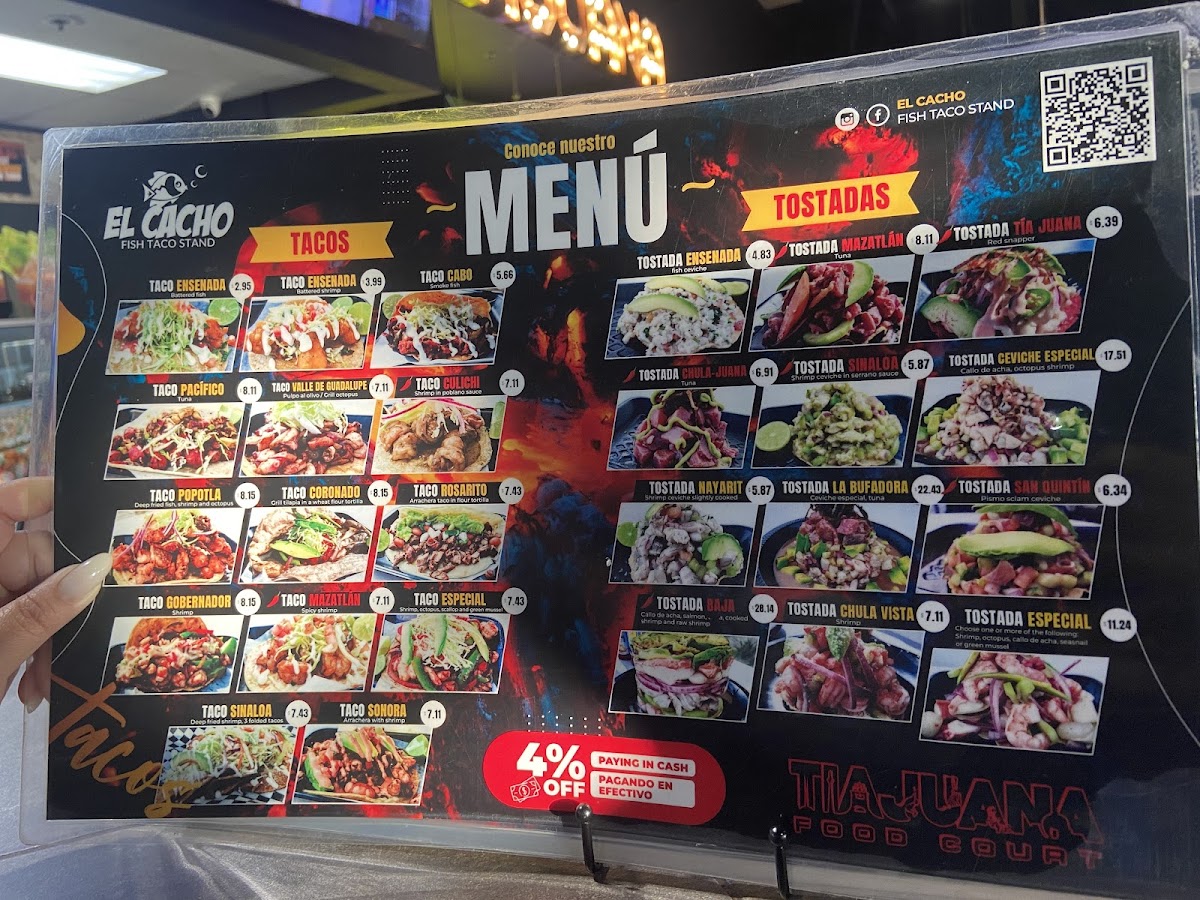 Tiajuana Food Court Menu - Image 1