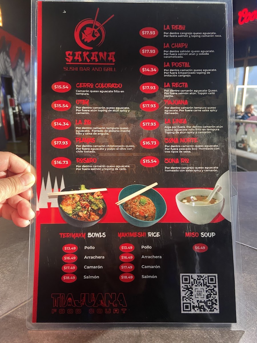 Tiajuana Food Court Menu - Image 2
